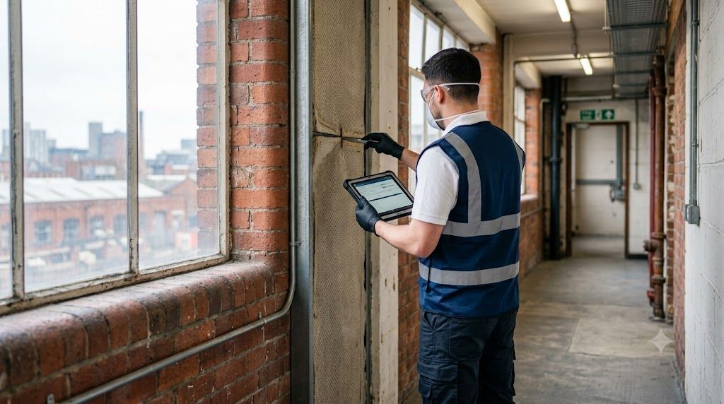 Independent asbestos survey inspection in a commercial property in Manchester and the North West