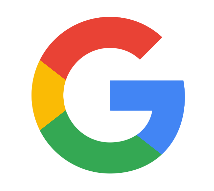 Google logo in red, yellow, green, and blue on a white background