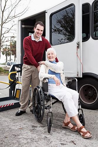 Happy Woman In Wheel Chair — Smyrna, DE — Acts From The Heart