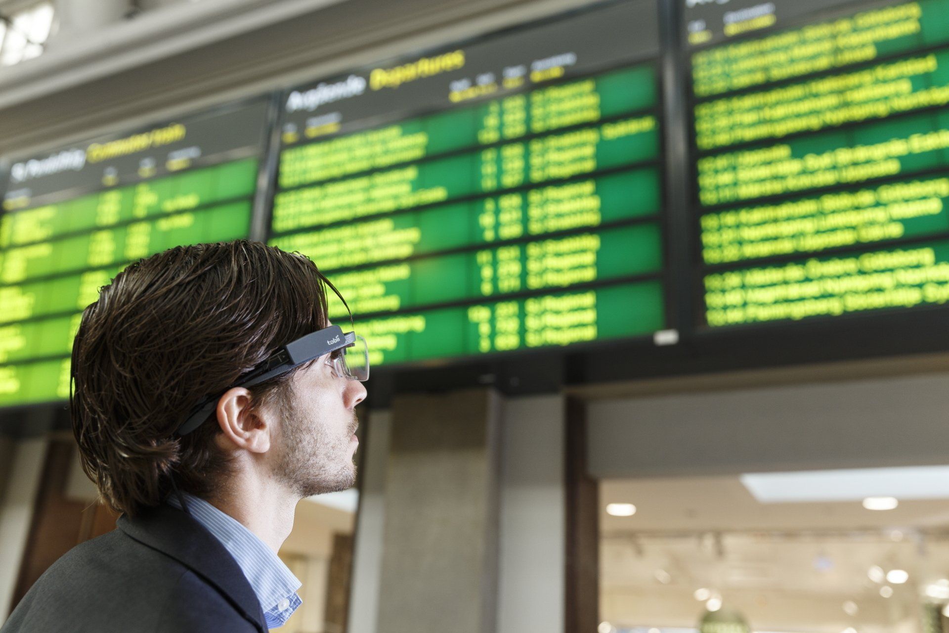 Eye Tracking Onderzoek Tobii Pro Glasses 2 Bewegwijzering testen treinstation