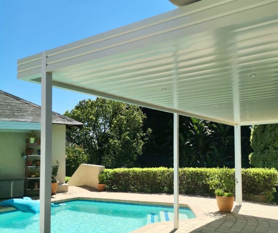 Stylish awning installed on a Randburg residential home — Awning Warehouse
