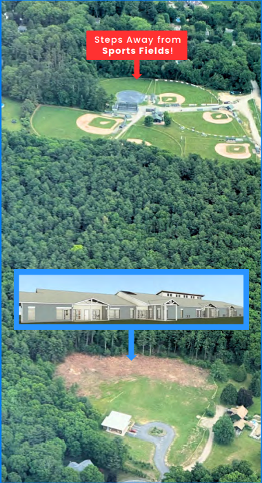 Knight Way Campus aereal view