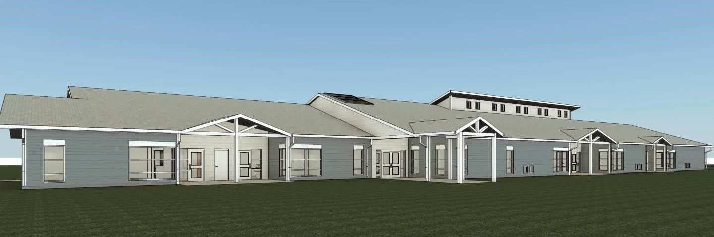 Rendered version of Knight Way Campus