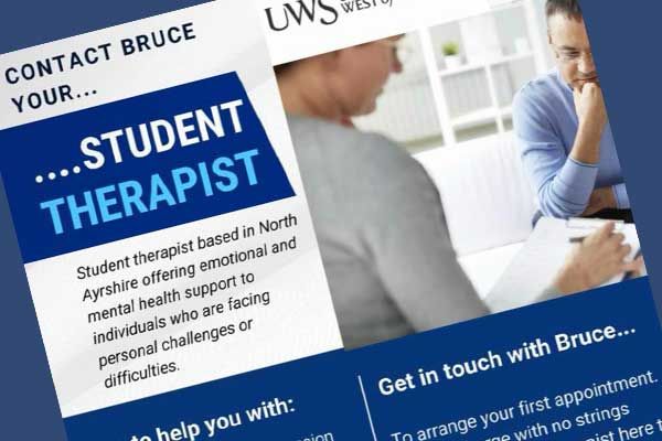 Student therapist header image