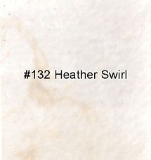 #132 Heather Swirl text on a light cream background
