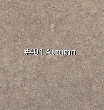 Gray-brown textured surface labeled “#401 Autumn”