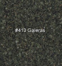 Dark speckled stone texture labeled “#413 Galeras”