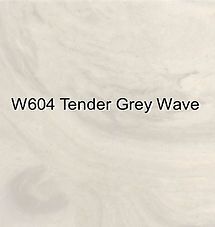 W604 Tender Grey Wave paint swatch with soft gray marbling