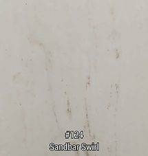 #124 Sandbar Swirl on a light beige surface with faint gray streaks