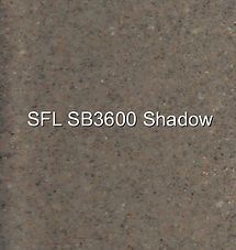 Gray speckled surface labeled “SFL SB3600 Shadow”