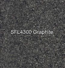 Gray textured sample labeled “SFL4300 Graphite”