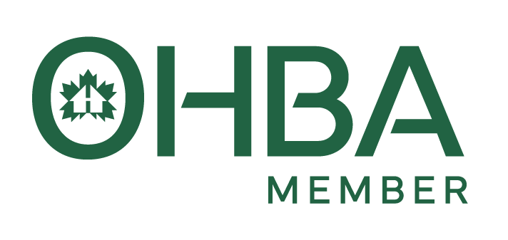 Ontario Home Builders’ Association logo with green house icon and gray text