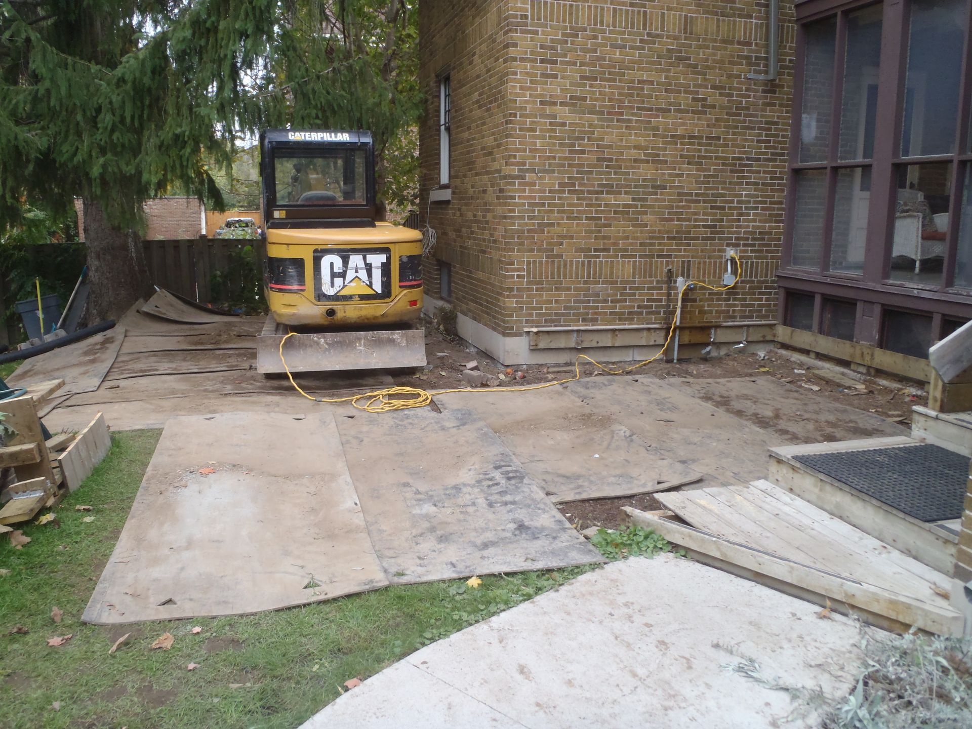 exterior excavation