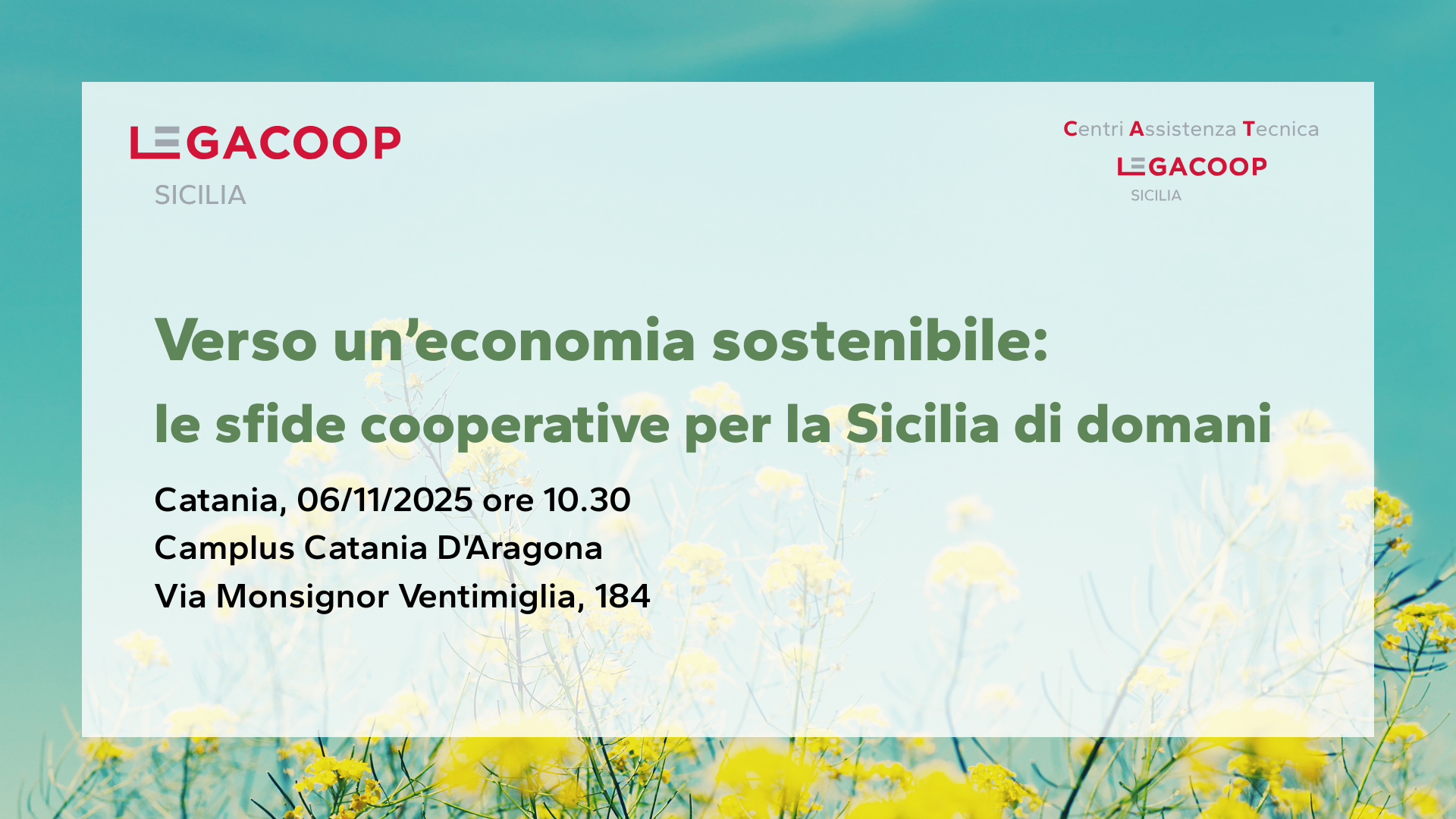 Verso un'economia sostenibile: le sfide cooperative per la Sicilia di domani