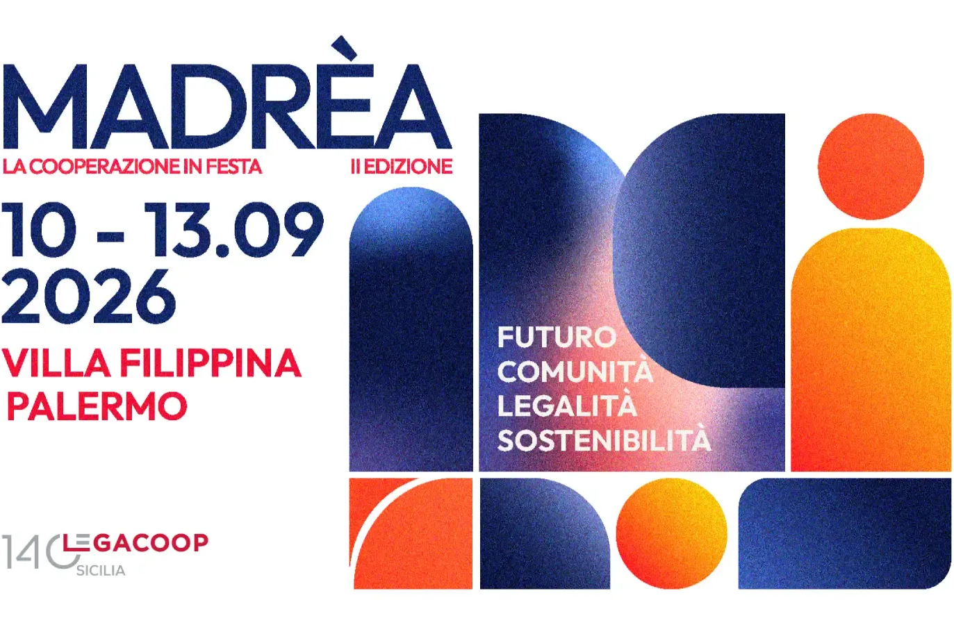 A poster for madrea la cooperazione in festa