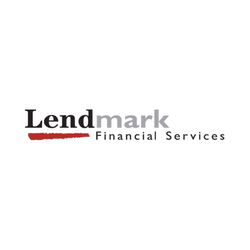 Lendmark Financial Services logo in black and gray with a red underline