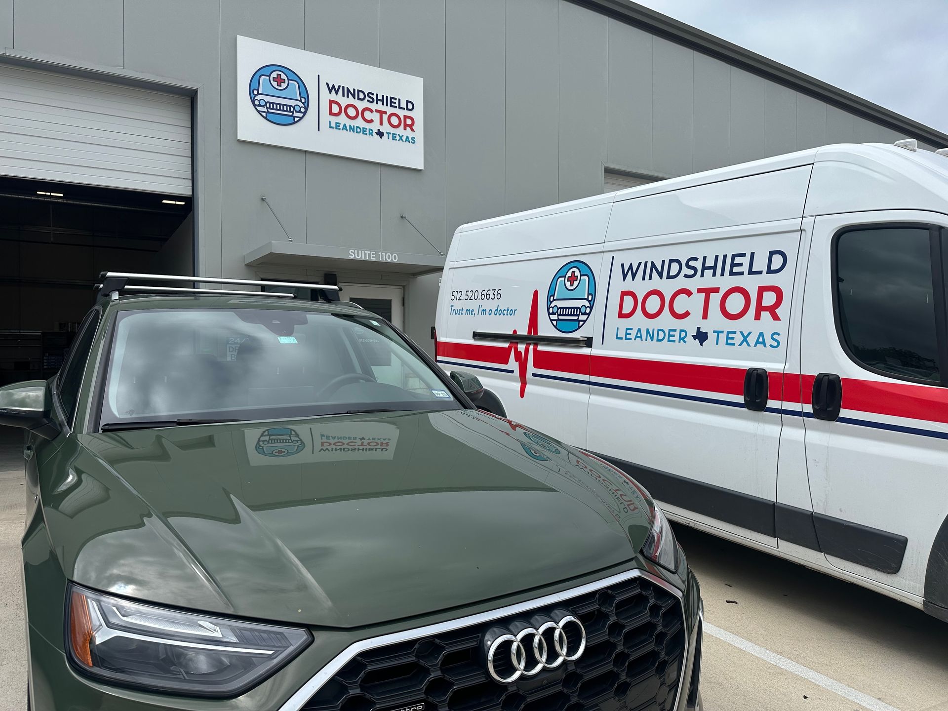 Audi Q series windshield replacement near Leander, TX