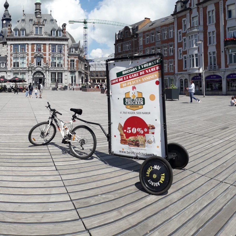 Publicité mobile - vélos publicitaire