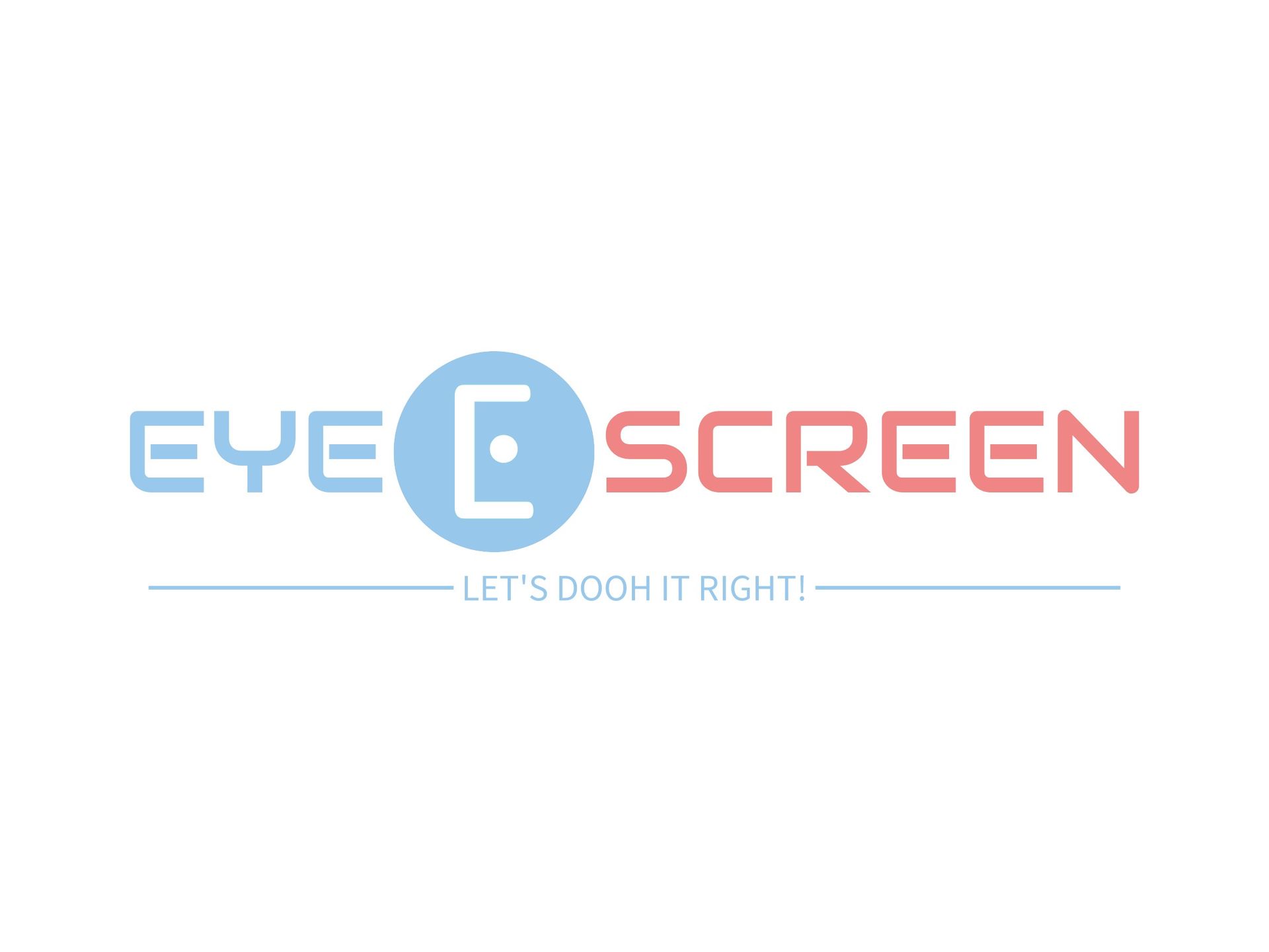 Logo EYE SCREEN Vélo publicitaire écologique Vidéo promotionnelle - Campagne de DOOH
