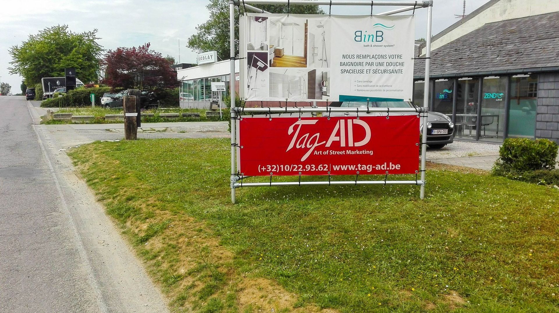 bâche publicitaire extérieur