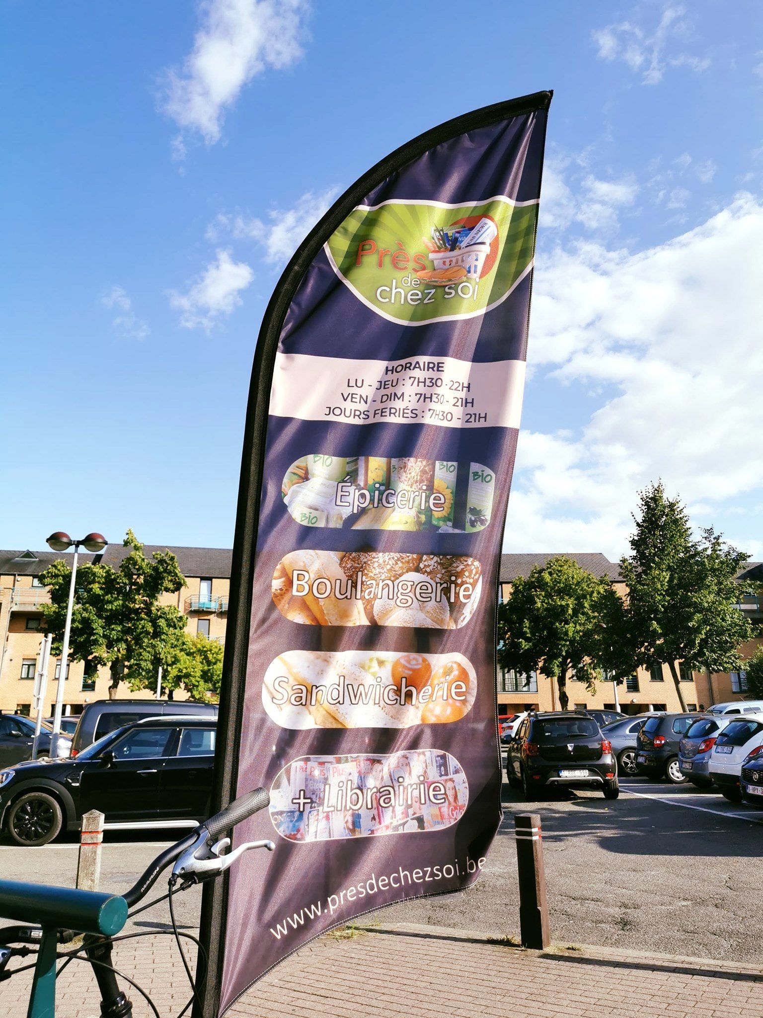 beach flag - publicité extérieur