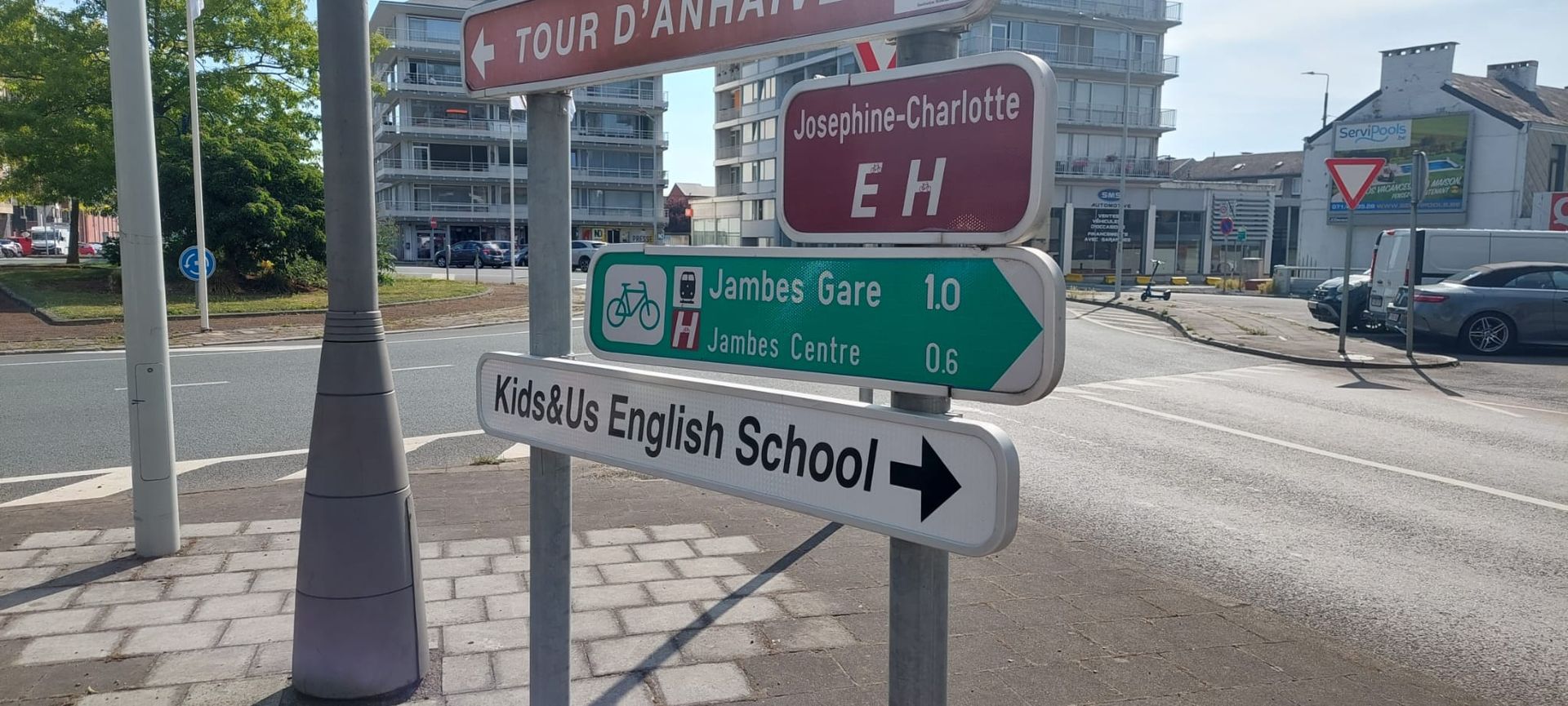 Signalétique routière - publicité