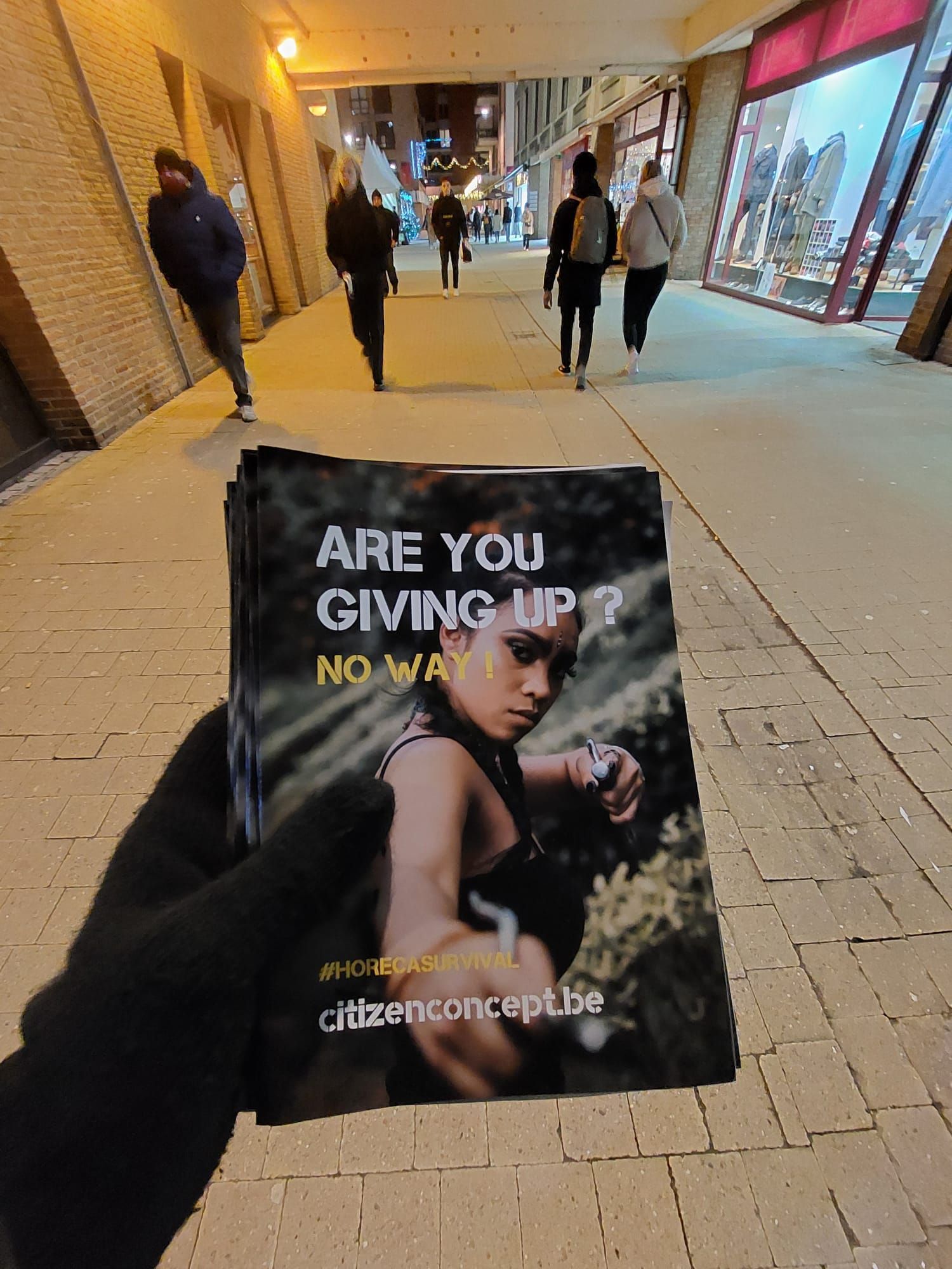 distribution flyers - street marketing