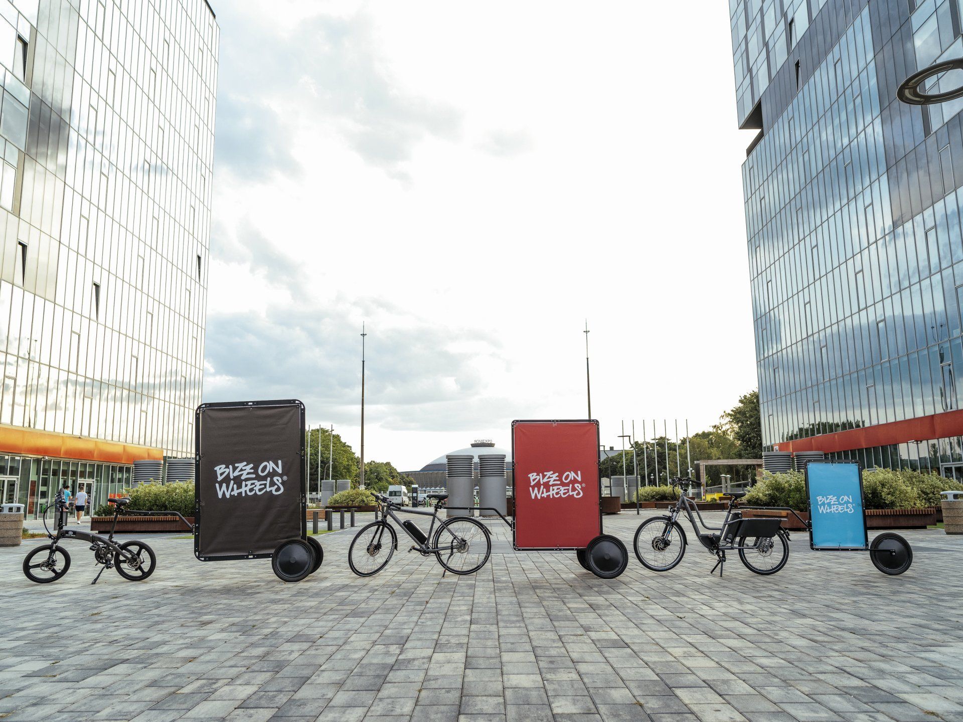 Vélo publicitaire à bruxelles