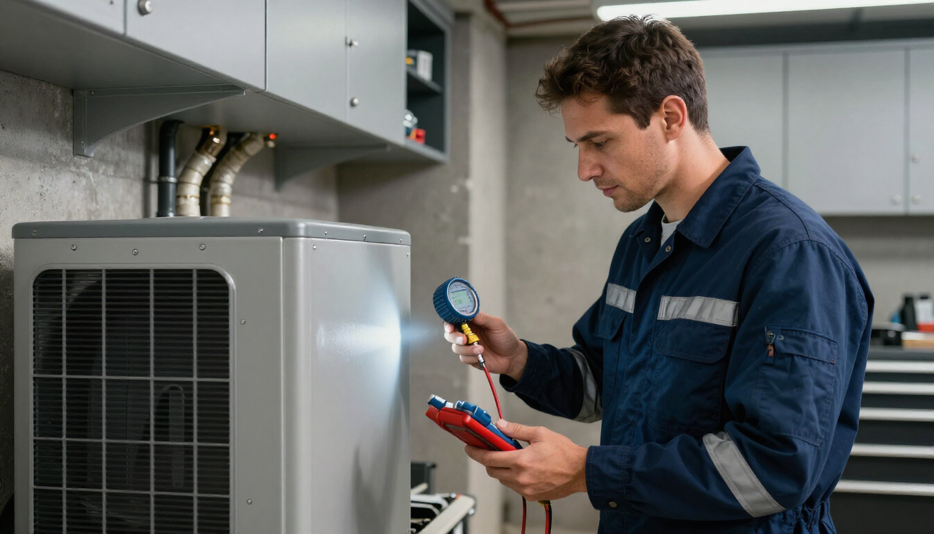 HVAC Technician Inspection