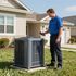 Certified Comfort of Georgia technician preparing a diagnostic report for HVAC system replacement in Toccoa GA