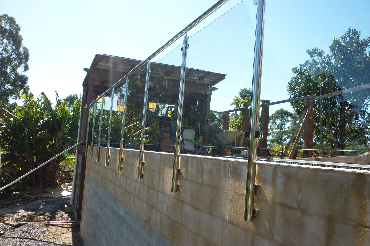 Stainless Steel Railing And Glass Balustrade