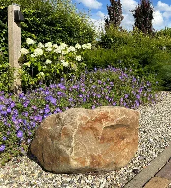 landscape boulder installation massapequa ny