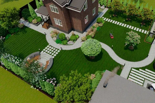 landscape designs in 3D in massapequa ny