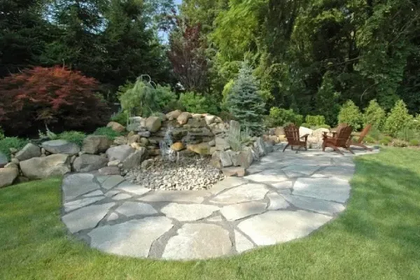 natural stone walkway curb appeal massapequa ny