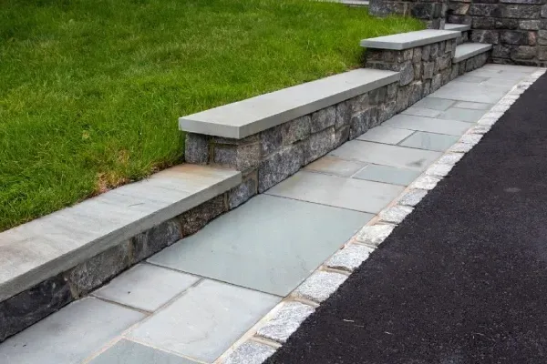 stone retaining wall massapequa ny