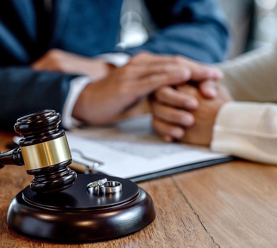 Holding Child Hands And Gavel
