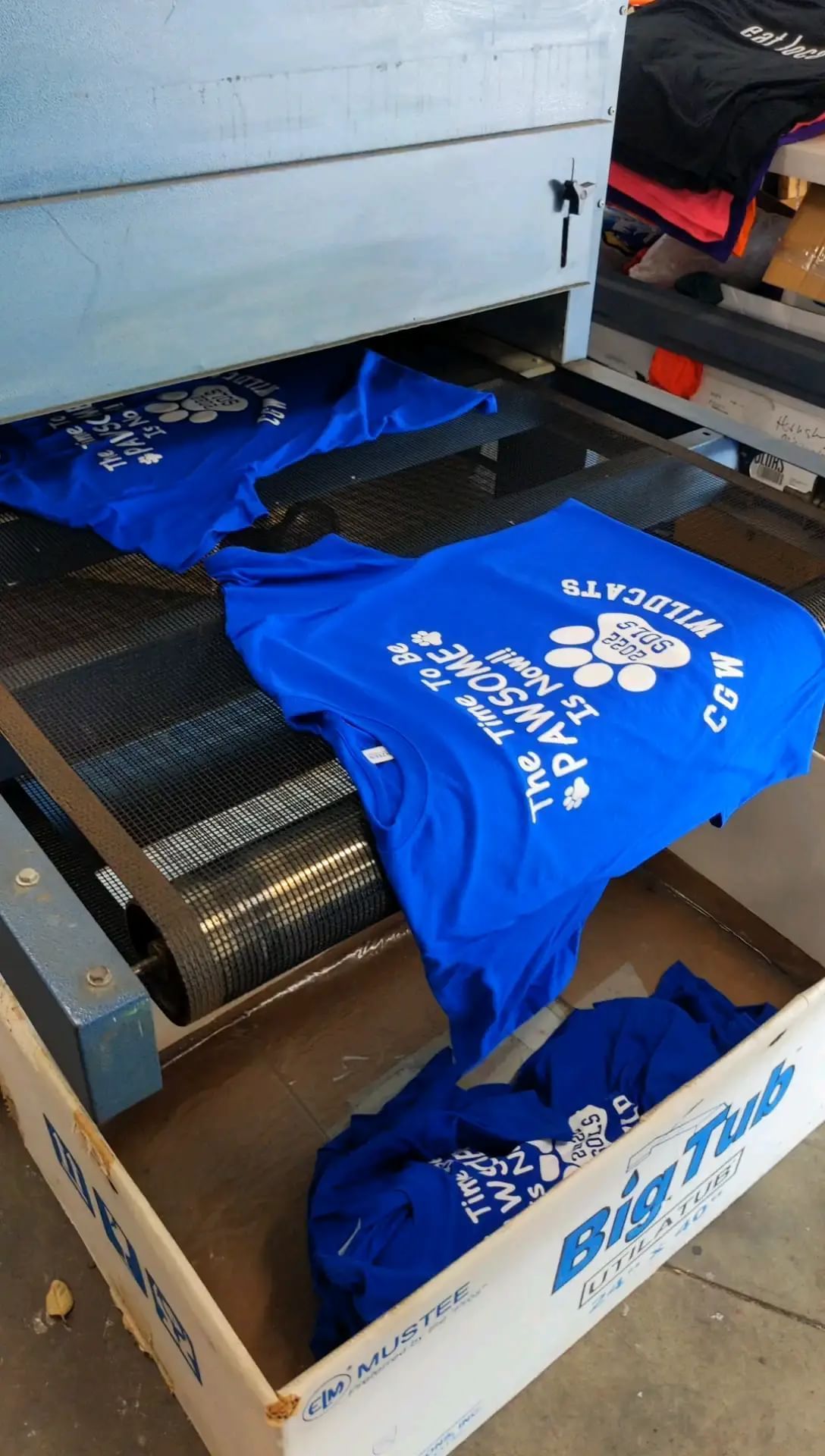 Blue Shirt Brand Printing