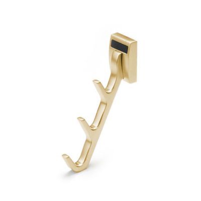 Matte Gold Color Option For Waterfall Hook Organizer