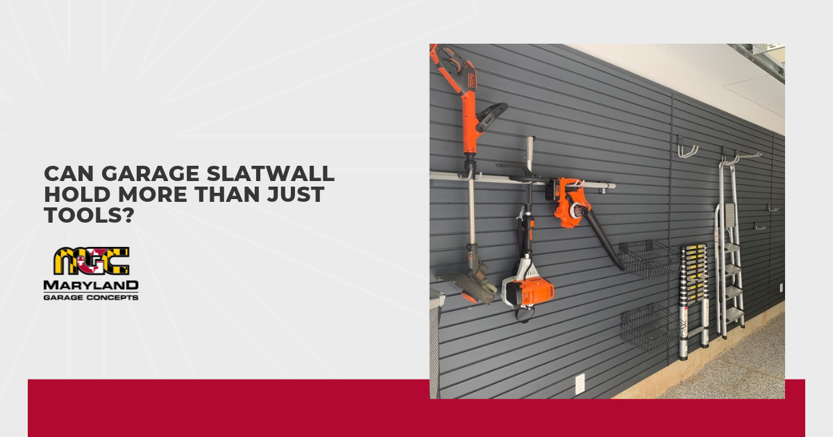 Can Garage Slatwall Hold More Than Just Tools?
