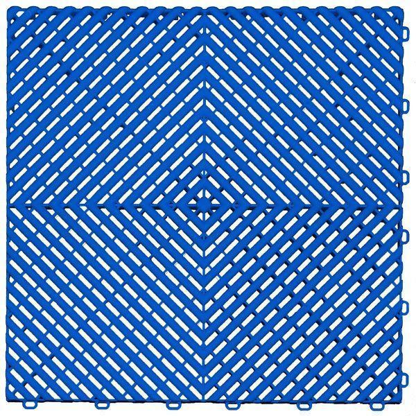 Royal Blue Garage Tile Color Option