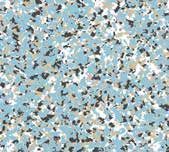 Sky Blue Garage Floor Coating Option