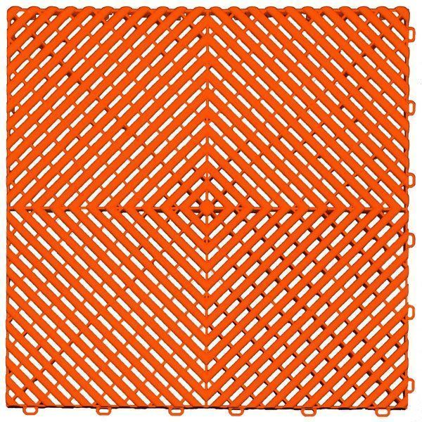 Tropical Orange Garage Tile Color Option