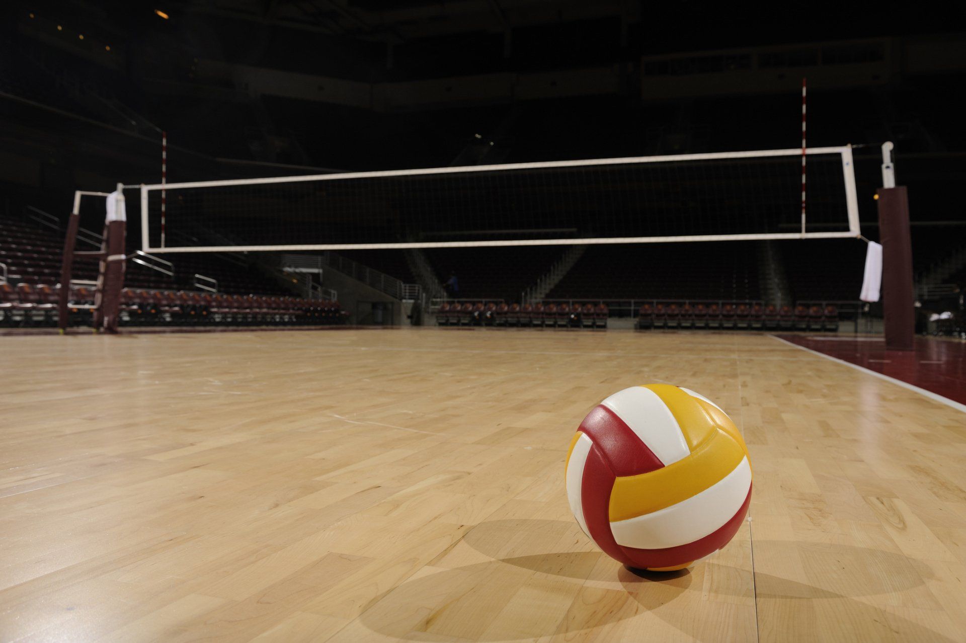 Volleyball Ball On The Court — Fitchburg, WI — Ten Pin Alley