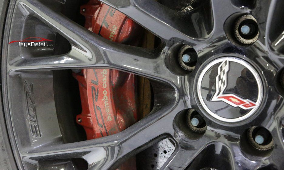 Wheel and Brake Calipers on Arrival