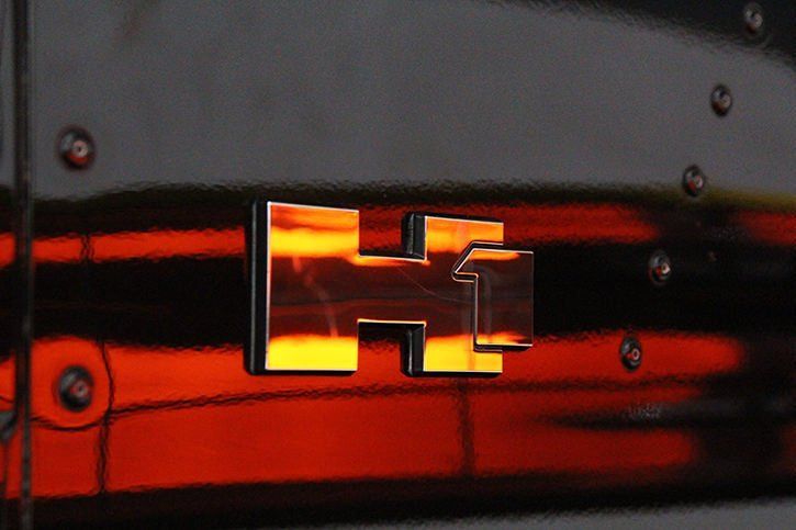 Embossed metallic