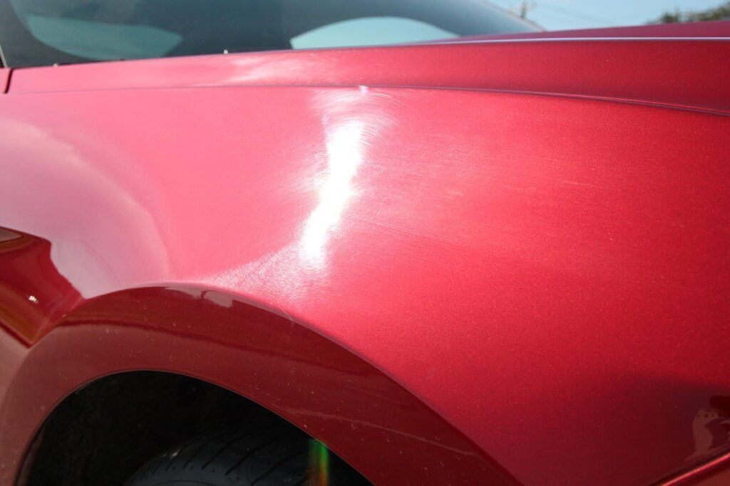 Mustang Ruby red