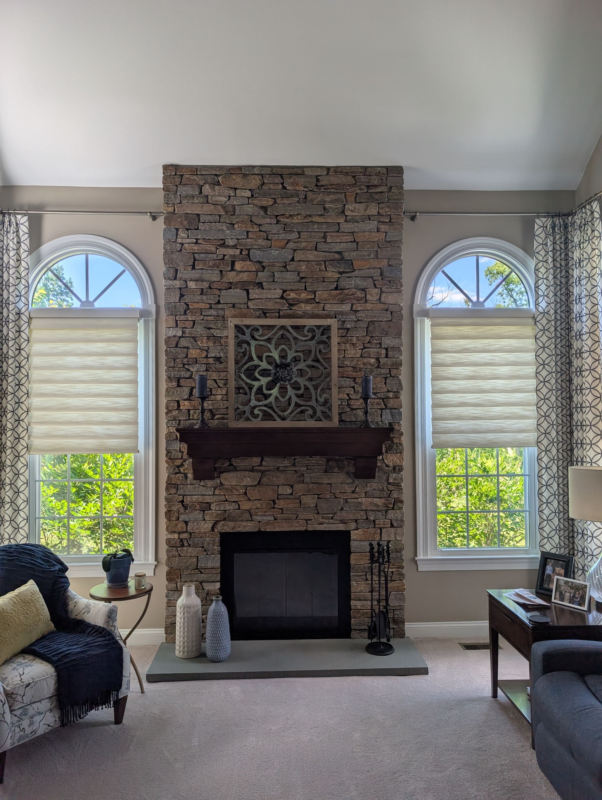 pennsylvania fieldstone fireplace