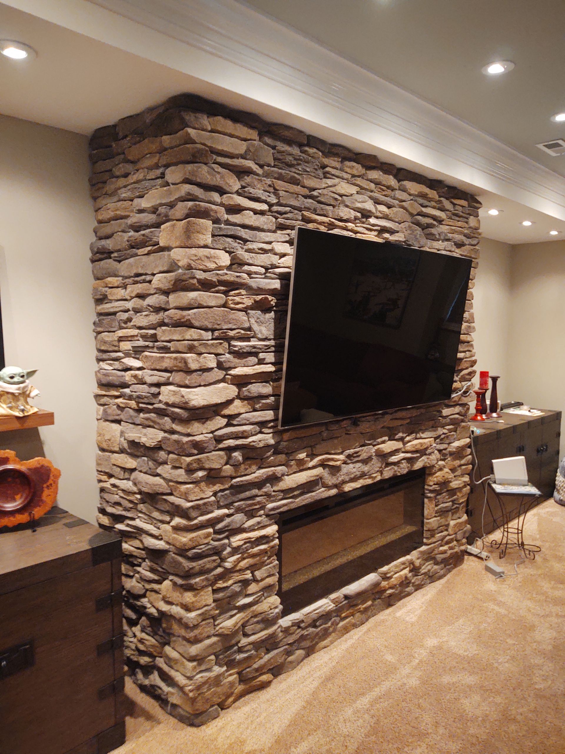 Living Area - Fire Place Inside The Living Area in Langhorne, PA