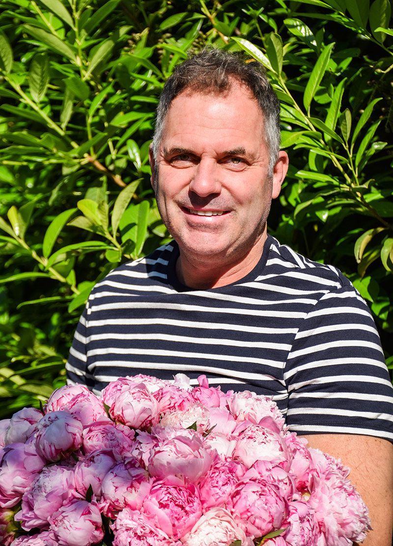 Portrait de Marcel dans le jardin
