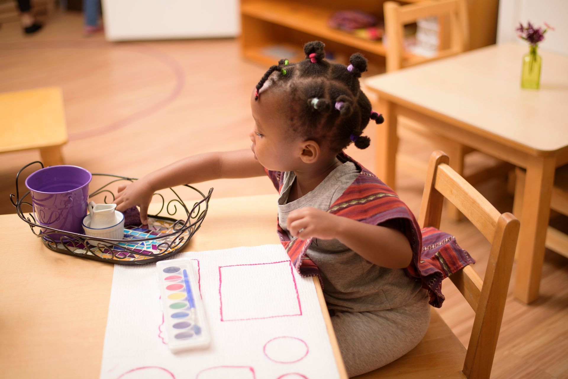 Montessori map puzzle